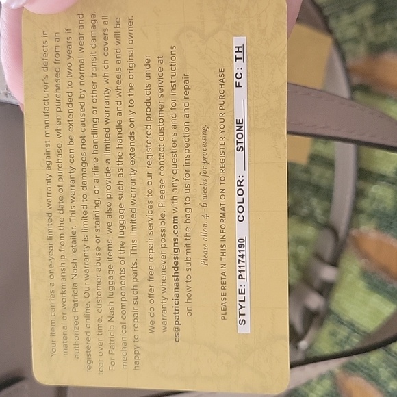 NWT Gorgeous leather patricia nash small woven Ava tote in STONE - Picture 6 of 12